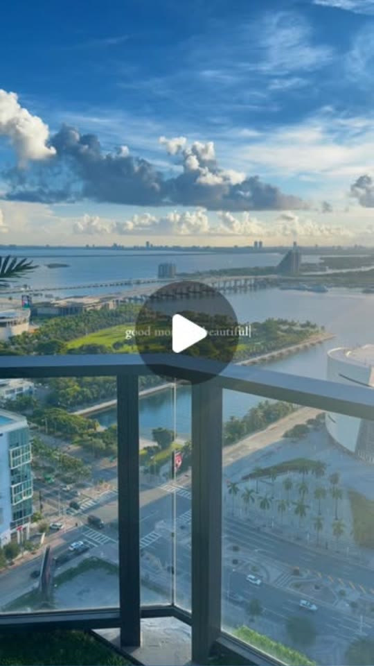 Scenic Views of the Entire City of Miami from My Miami Worldcenter Balcony